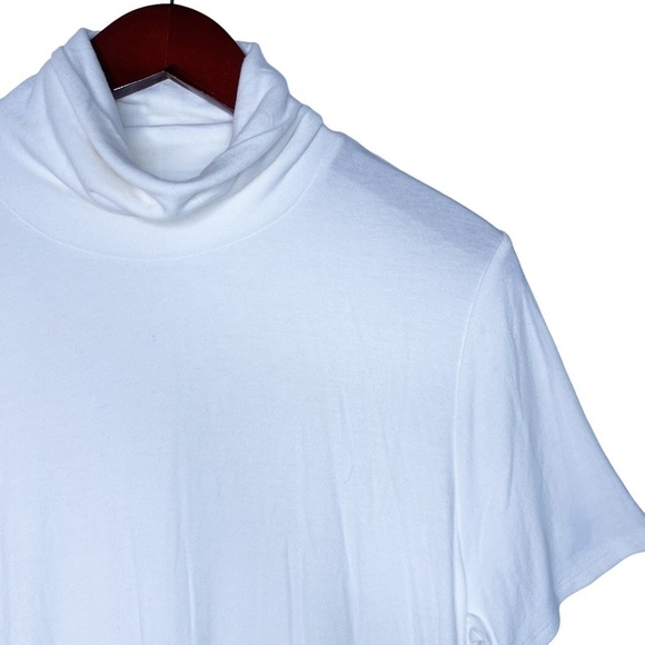 Philosophy NWT Short Sleeve Turtleneck Knit Top Size XL in Ivory White - Picture 8 of 11